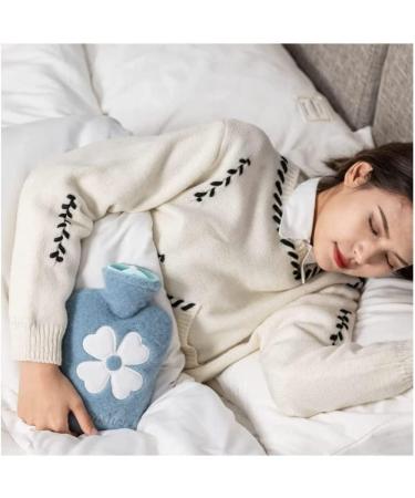 2-in-1 Hot Water Bottle with Cover, 1000ML Green - Wearable Mini Water Bag for Hot and Cold Compress, Ideal Gift for Women - Buy Online on GoSupps.com