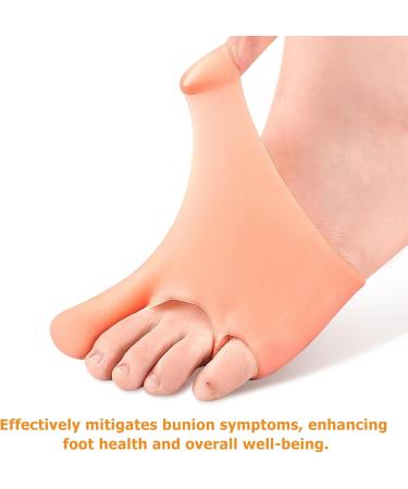 FOMIYES Bunion Correctors - 2 Pairs Gel Cushions for Big Toe Relief | Adjustable Brace & Splint for Women & Men - Buy Online on GoSupps.com