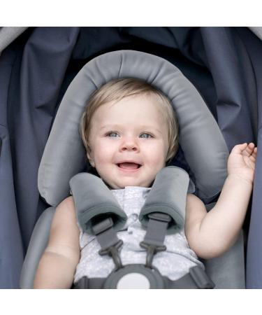 INFANZIA 3-in-1 Head & Body Supports for Baby Newborn Infants, Grey - Perfect for All Seasons - Buy Online on GoSupps.com