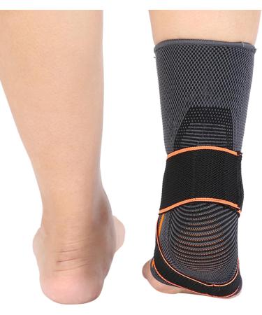 Adjustable Ankle Support Brace for Men & Women | Compression Wrap for Achilles Tendon & Plantar Fasciitis Relief | Eases Pain & Swelling Stabilizes Ligaments - Buy Online on GoSupps.com