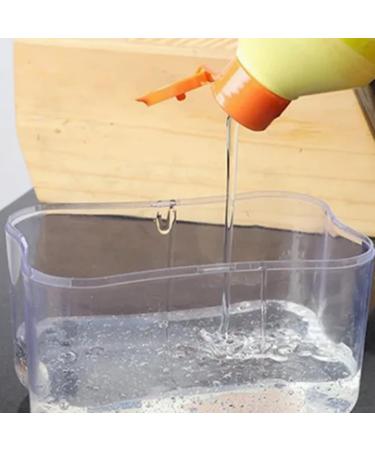 Dish Soap Dispenser and Sponge Holder for Kitchen Sink Detergent Liquid Press Dispenser Box Dishwashing Soap Automatic Outlet Kitchen Supplies - Buy Online on GoSupps.com
