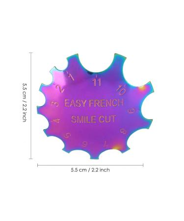 Stainless Steel Manicure Edge Cutter - Easy French Smile Line Cut Tool for Nail Art - Buy Online on GoSupps.com