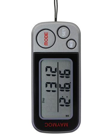Maymoc Walking 3D Step Counter - Accurate Pedometer with Clip & Belt 30-Day Memory Calorie & Distance Tracker Daily Target Monitor - Buy Online on GoSupps.com
