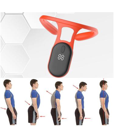 Intelligent Posture Corrector with Smart Vibration Reminder Back Posture Corrector for Teens Correcting Hunchback Keep Right Posture Orange