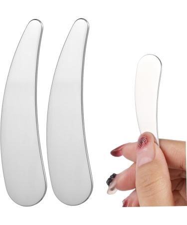 Healvian 10 Pcs Cosmetic Spatula Makeup Applicator Face Spatula Cosmetics Spatulas Reusable Stainless Steel 1 g (Pack of 1) As Shownx5pcs - Buy Online on GoSupps.com