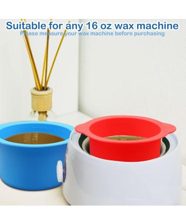 2 Pieces Silicone Wax Heating Set with Wax Sticks - Non-Stick Melting Inserts & Bowls for Wax Warmers | Reusable High-Quality Wax Melting Tools - Buy Online on GoSupps.com
