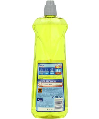 Finish Rinse Aid Shine and Dry Lemon 800ml - Sparkling Clean Dishes Guaranteed - Buy Online on GoSupps.com