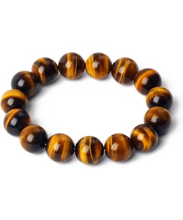 Original Tiger Eye Bracelets Men Energy Natural Stone Bead Bracelets Women Quartz Agates Feng Shui Wealth Jewelry Pulseras 26 8mmBeads21cm 26 8mmBeads21cm - Buy Online on GoSupps.com
