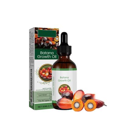 Batana Oil Organic for Healthy Hair 60ml Hair Growth Oil Strengthening and Thickening Hair Repair Damaged Hair Nourishes Scalp Natural Raw Batana Hair Oil for Women and Men