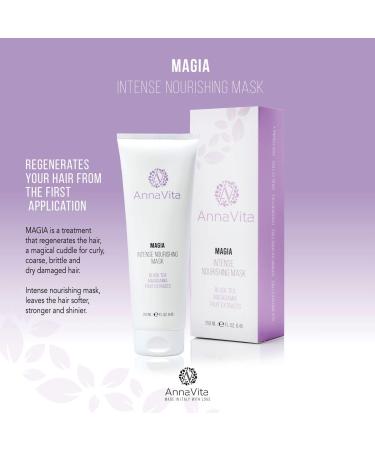 Magia Intense Nourishing Hair Mask - Vegan Sulfate-Free & Paraben-Free for Curly & Coarse Hair - 8.45 Fl oz - Buy Online on GoSupps.com
