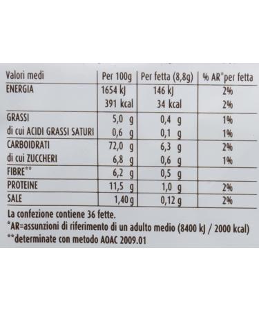 3 x Mulino Bianco Fats Biscottate Le Dorate Biscottate Rusk Rusk Baked Bread 315 g - Buy Online on GoSupps.com