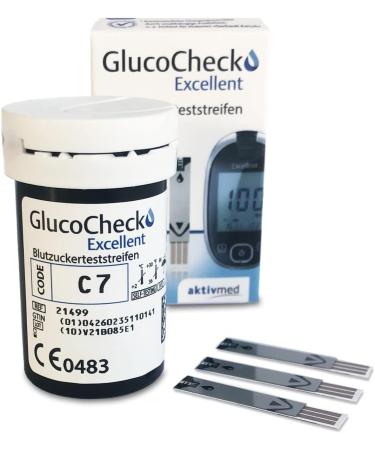 Buy GlucoCheck Blood Glucose Test Strips 50 Pack for Accurate Diabetes Monitoring | International Shipping Available - Buy Online on GoSupps.com