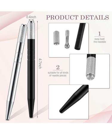 Firstrays 50 Count Microblading Pens Manual Eyebrow Pencils Microblading Supplies Aluminum Microblading Hand Tools for Cosmetics Easy Install C Black&silver - Buy Online on GoSupps.com
