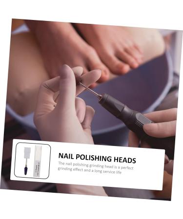 Housoutil 1pc Nail Polisher Tungsten Steel Plastic White Nail Supplies - Buy Online on GoSupps.com