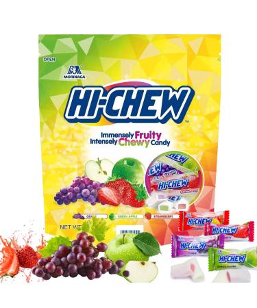 Hi-Chew Assorted Chewy Sweets Mix Fruity Flavours Double Layer Candy Pack 500g - Buy Online on GoSupps.com