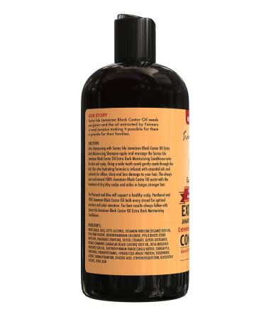 Sunny Isle Extra Dark Jamaican Black Castor Oil Conditioner - 12 fl oz | Nourishing Hair Repair - Buy Online on GoSupps.com