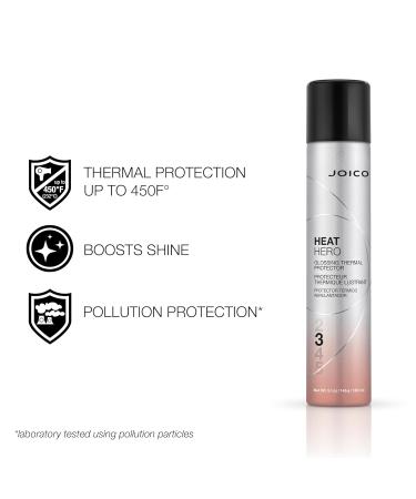 Joico Heat Hero Glossing Thermal Protector | For Most Hair Types | Protect Against Heat & Humidity | Protect Against Pollution & Harmful UV | Reduce Split Ends | Boost Shine | Paraben & Sulfate Free 5.1 Fl Oz (Pack of 1) - Buy Online on GoSupps.com