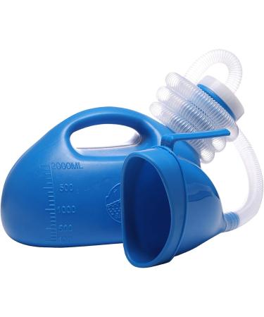 Men Urinal Urinal Men Portable 2000 ML -5.8cm Large Soft Mouth Design for Camping Car Travel for Urinal Bottles Old Women Urinary Incontinence Convenient and Practical Urinal - Buy Online on GoSupps.com