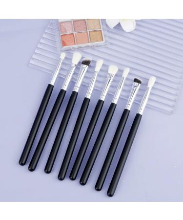 8 Piece Makeup Brush Set - Eye Shadow & Eyebrow Brushes for Flawless Application | International Shipping Available - Buy Online on GoSupps.com