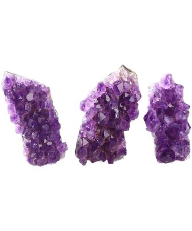Room Decoration 1PC Natural Quartz Amethyst Cluster Stones Specimen Home Decoration Crafts Purple Crystal Sample (Color : Crystsl Cluster Size : 20-30) 20-30 Crystsl Cluster - Buy Online on GoSupps.com
