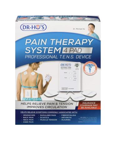 DR HO'S Pain Therapy System 4 PAD Professional T.E.N.S. Device