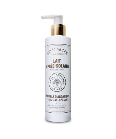 After Sun Milk with Organic Argan Oil All Skin Types. Pump Bottle 250 ml