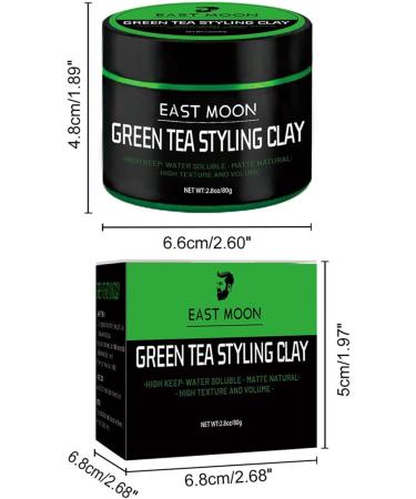 Hair ClayGreen Tea Matte Clay Hair Product Mens Hair Clay Hair products for men that define a matte finish for all hair types for men Homraa - Buy Online on GoSupps.com