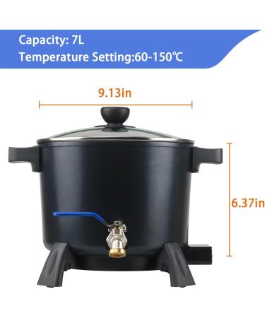 Yuuchail Wax Melter for Candle Making - Black - Buy Online on GoSupps.com