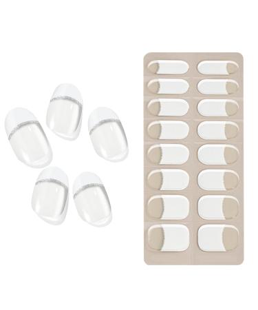Bandaux Semi-Durcis pour Ongles Autocollants Gel Fran ais | Fournitures Manucure Sans Dommage pour Femmes Filles D butantes Passionn es Beaut