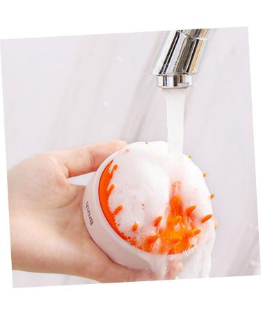 Beavorty 6-Pack Shampoo & Massage Brush - Multifunctional Hair & Body Cleaning Brush - Ergonomic Bath Device - Orange 8x8x8.1 cm - Buy Online on GoSupps.com