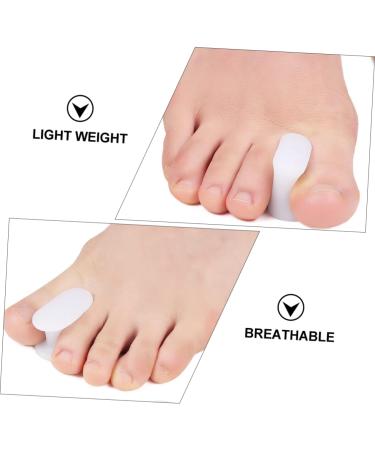 5 Pairs Toe Splitter Separator for Hallux Durable Bunion Straightener & Big Toe Protector - Practical Halloween Edition - White 3.6x3.3cm - Buy Online on GoSupps.com
