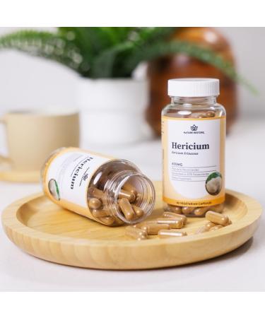 Nature Restore Hericium Erinaceus Extract Mushroom Supplement 90 Capsules 20% polysaccharides Lion's Mane - Buy Online on GoSupps.com