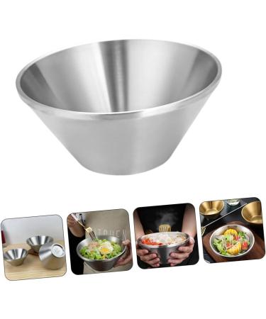 Alipis Style Metal Silver Sauce Steel Pudding Bucket Candy Korean Household Soup Cream Stainless Kitchen 13X6.5X6CM Silver - Buy Online on GoSupps.com