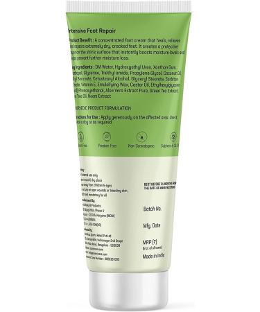 Azani Callus Relief Foot Cream - Intensive Exfoliator & Moisturizer with 25% Urea, Castor & Tea Tree Oil - for Callus, Corns, Cracked Feet & Hands - 3.5 Oz (100 gm) - Buy Online on GoSupps.com