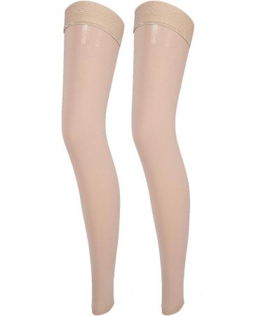 Breathable Compression Stockings for Varicose Veins | Gradient Calf & Foot Compression (L) - Improve Circulation & Comfort - Buy Online on GoSupps.com