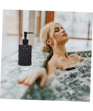 Premium Healvian Glass Hand Disinfection Bottle - Refillable Pump Dispenser for Soap & Liquid - European Style Travel Container - Buy Online on GoSupps.com