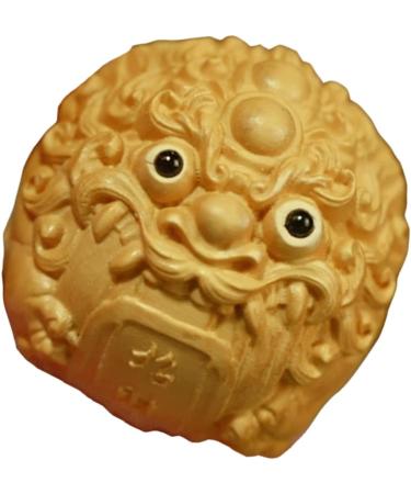 Healeeved 3st-Orcher Kylin Statue - Wooden Chinese Feng Shui Decoration Pi Yao Tea Pet & Baoding Bays Bagua - Perfect Gift from Peach & Boxwood - Buy Online on GoSupps.com