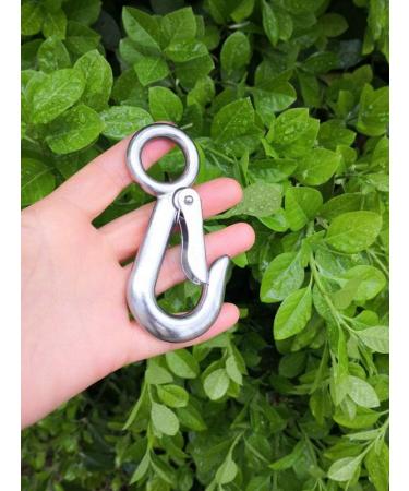 JY-MARINE Fast Eye Safety Snap Hook 4 Inch Stainless Steel 316 Heavy Duty Boat Hook - Buy Online on GoSupps.com