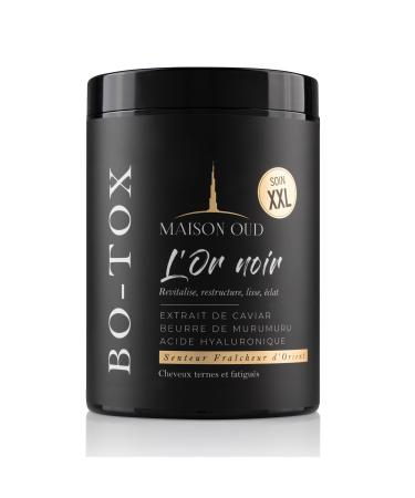 Maison OUD - B.TOX Professional Caviar Extracts Smoothing Moisturizing and Repairing Care Mask for Dry Damaged & Afro Hair Sulfate Free Parabens Formalin Keratin Care 1000 ml