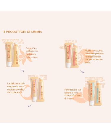 yves Stick Scrub Lip Peeling Lip Scrub Moisturizing Lip Peeling Set 4X Lip Care Products - Buy Online on GoSupps.com