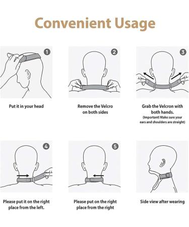 Collapsible Neck Brace 360 Rotation Adjustment Adult Neck Brace Folding Design Easy to Carry Orthopedic Neck Collar Simpler and More Beautiful - Buy Online on GoSupps.com