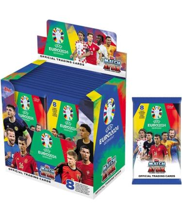 Topps Official Euro 2024 Match Attax Full Box 288 cards 36 packet
