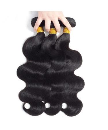 100% Unprocessed Brazilian Virgin Human Hair Bundles - 20 22 24 Inch Body Wave Weave for Black Women - Buy Online on GoSupps.com