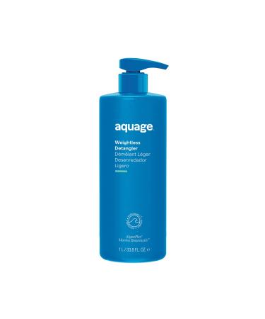 AQUAGE Weightless Detangler, Ultra-Light Conditioner, Instantly Hydrates and Restores Moisture Without Weighing Hair Down, Eliminates Tangles, Retains Natural Body, 33.8 oz - Buy Online on GoSupps.com