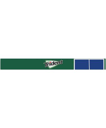 Trident Spearmint Sugar Free Gum 168 Pieces - 12 Packs, 14 Pieces Each - Buy Online on GoSupps.com