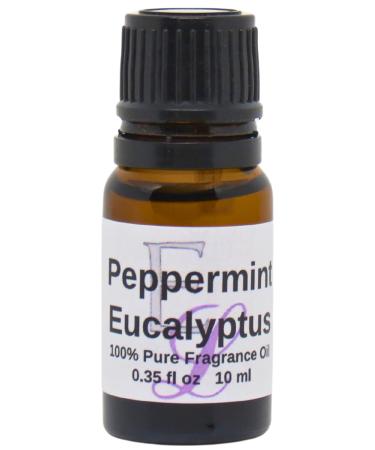 Peppermint Eucalyptus Fragrance Oil by Eclectic Lady 10 ml Premium Long Lasting Diffuser Oils Aromatherapy