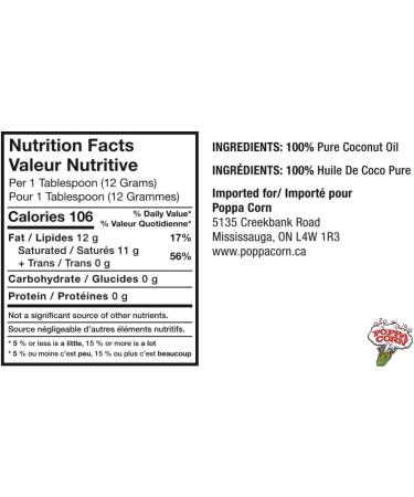 100% Pure White Coconut Oil 30 Oz. 885 mL - Buy Online on GoSupps.com