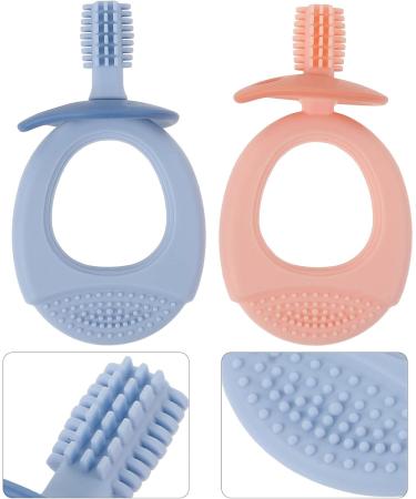 Healvian 16 STK Silicone Baby Toothbrush - Safe Tender Oral Care for Toddlers - Manual Training Toothbrush in Fun Designs - Buy Online on GoSupps.com