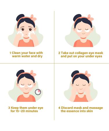 Adofect 24k Gold Under Eye Patches for Puffy Eyes & Dark Circles - 30 Pairs - Buy Online on GoSupps.com