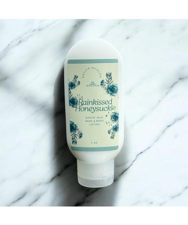 NailedInColor Rainkissed Honeysuckle Goats' Milk Hand & Body Lotion 4 oz Women's Scented Moisturizer Skin Care Fragrance Oil Lotion - Buy Online on GoSupps.com